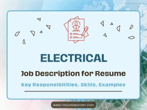 Electrical Job Description for Resume
