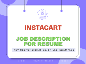 Instacart Job Description for Resume