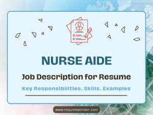 Nurse Aide Job Description for Resume