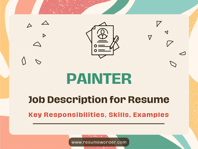 Painter Job Description for Resume