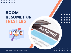 BCom Resume for Freshers