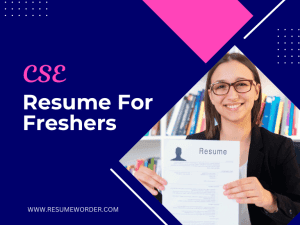 CSE Resume for Freshers