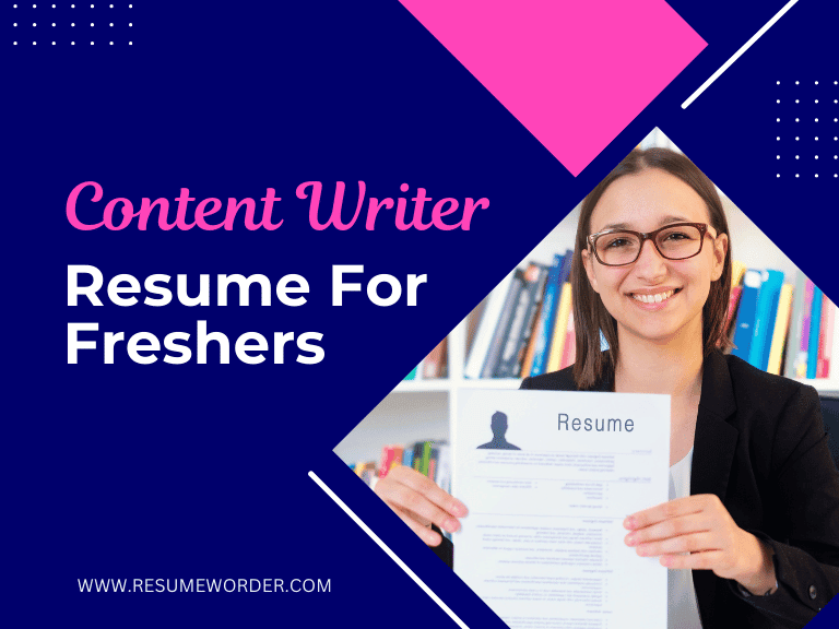 Content Writer Resume for Freshers