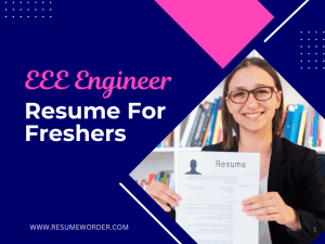 EEE Engineer Resume for Freshers