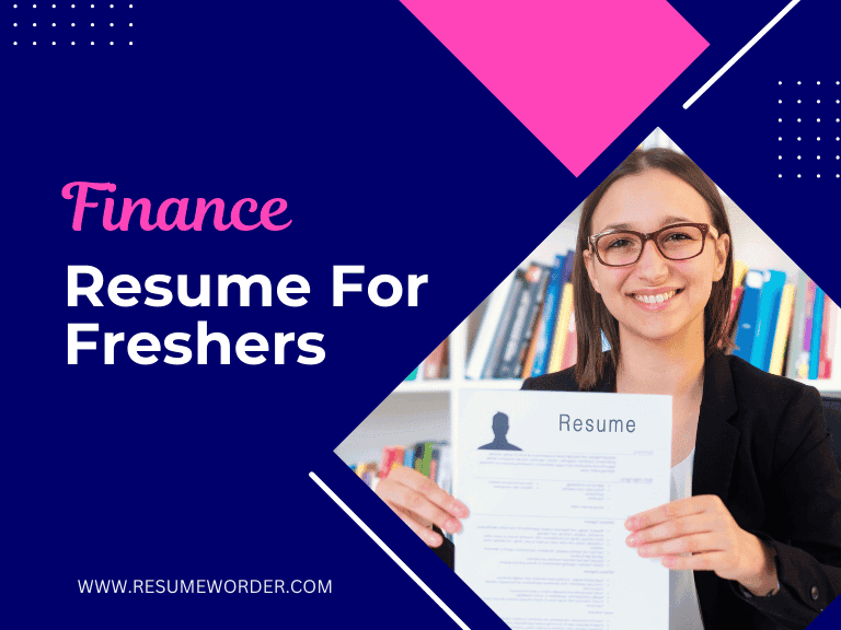 Finance Resume for Freshers