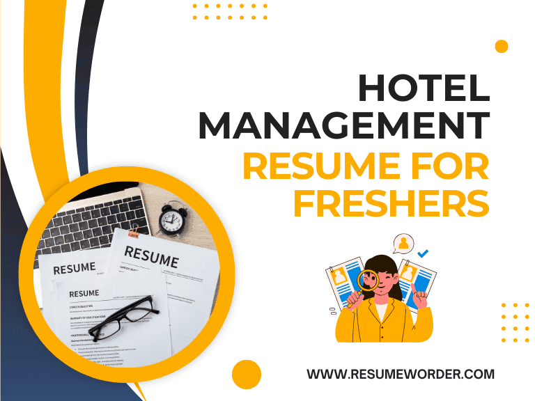 Hotel Management Resume for Freshers