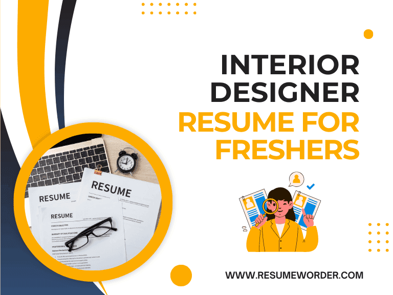 Interior Designer Resume for Freshers