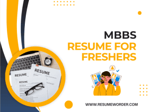 MBBS Resume for Freshers
