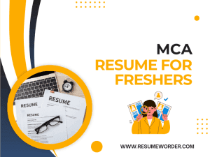 MCA Resume for Freshers