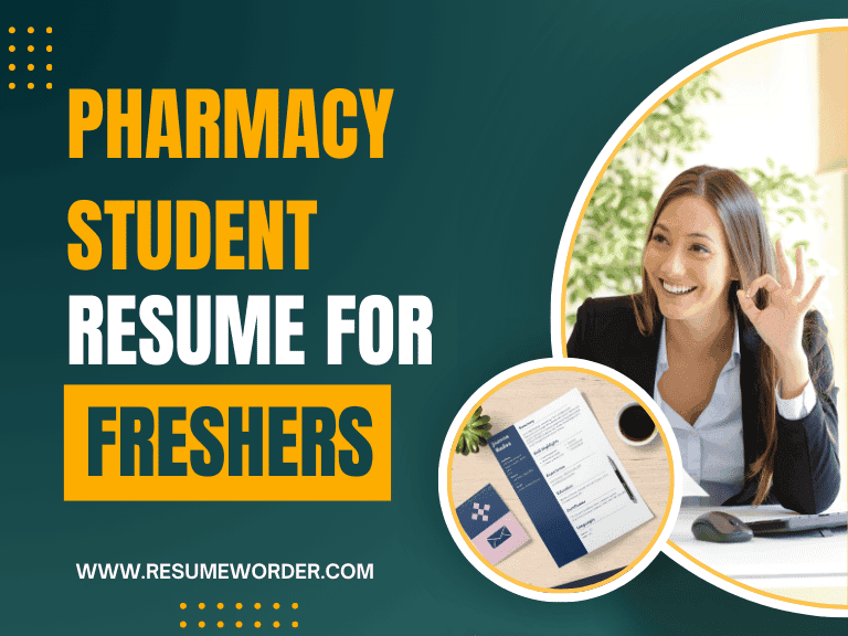 Pharmacy Student Resume for Freshers