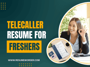 Telecaller Resume for Freshers