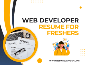 Web Developer Resume for Freshers